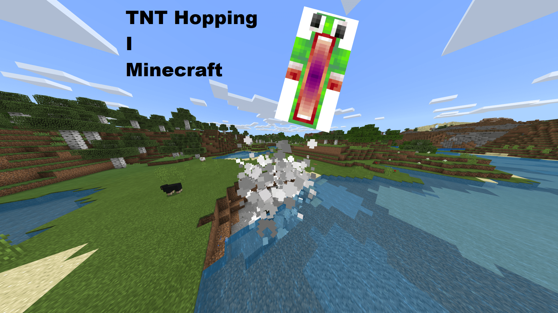 TNT hopping i Minecraft